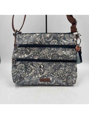 Sakroots Crossbody Women's Navy Floral Purse